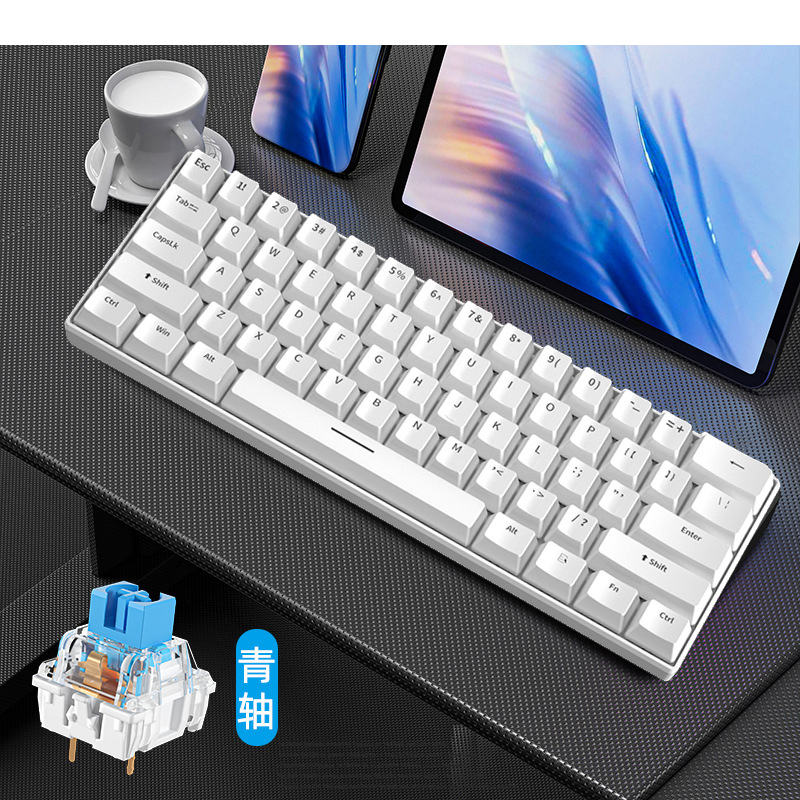 Gaming Keyboard Budget - Oyun Klavyesi Beyaz Mekanik Oyun USB