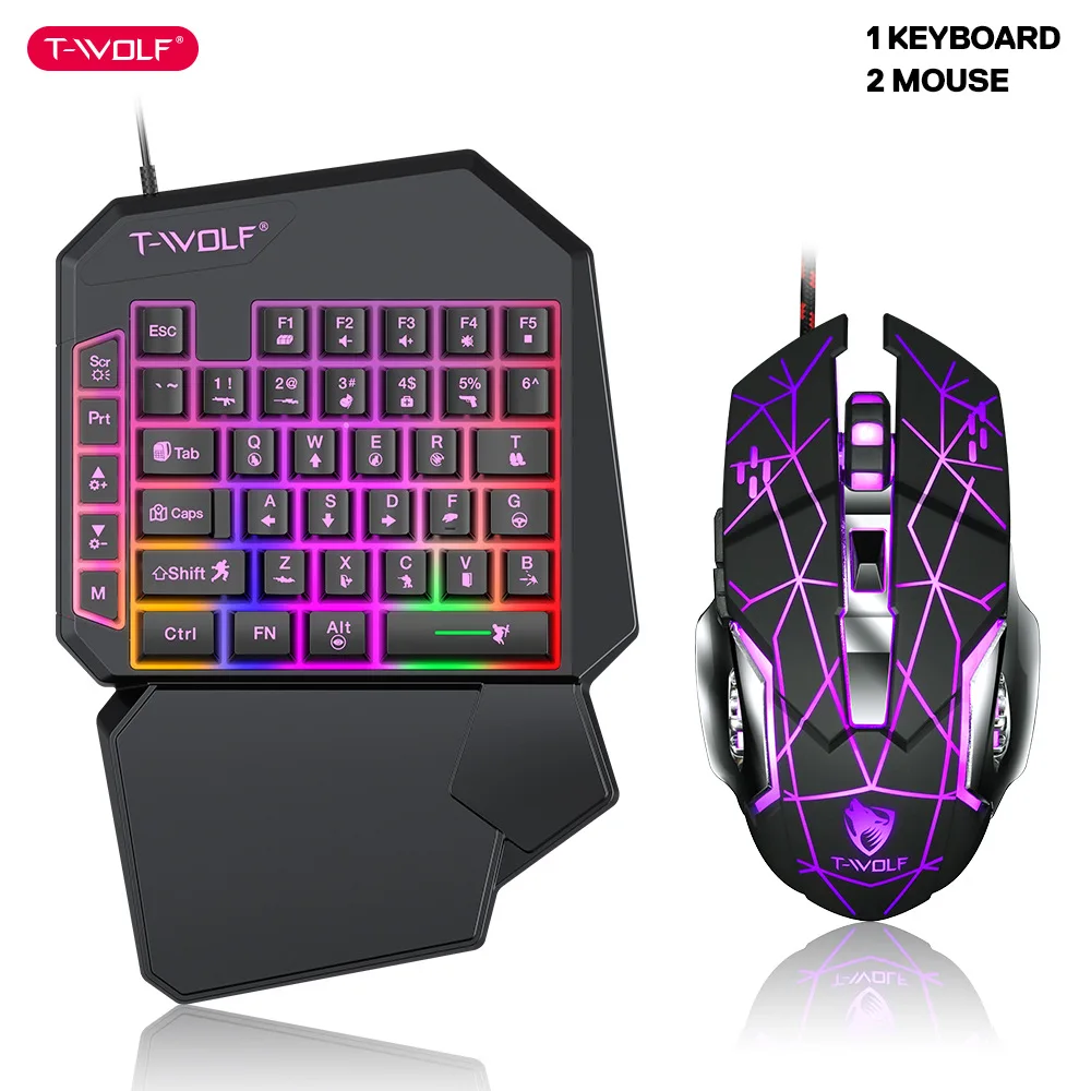 Gaming Keyboard Mobile - T-WOLF TF900 tek elle klavye taht