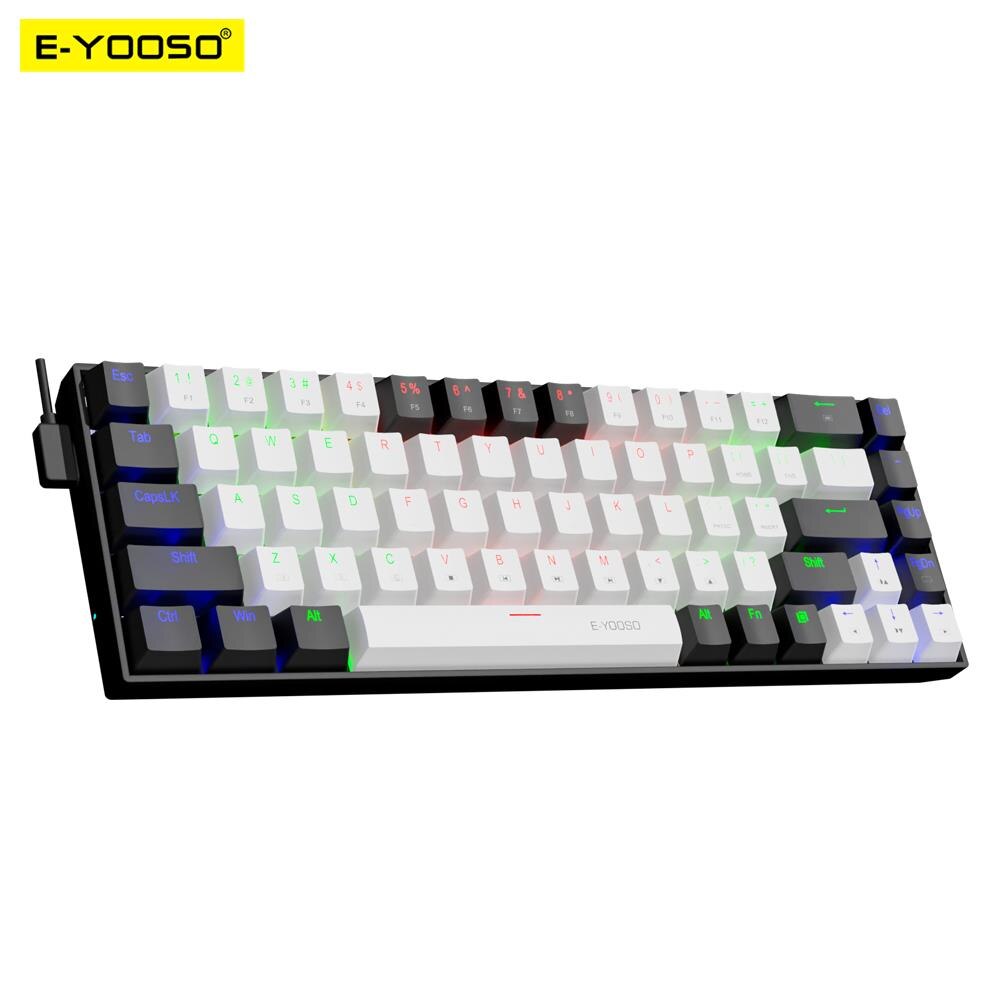 Gaming Keyboard Mobile - E-YOOSO Z686 USB Mini ince mekanik