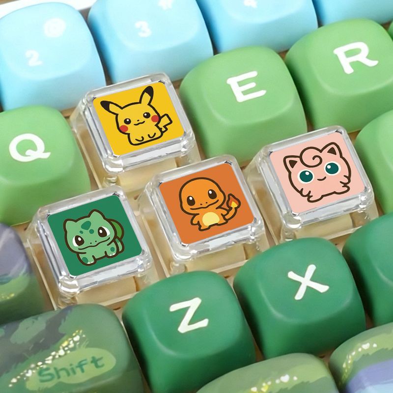 Gaming Keyboard Mechanical - Pokémon Çapraz Akslı Mekanik Klavye Tuş