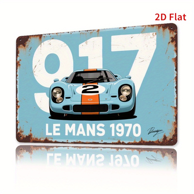 Brass Weight Plate - 917 Yarış Arabası Metal Tabela -