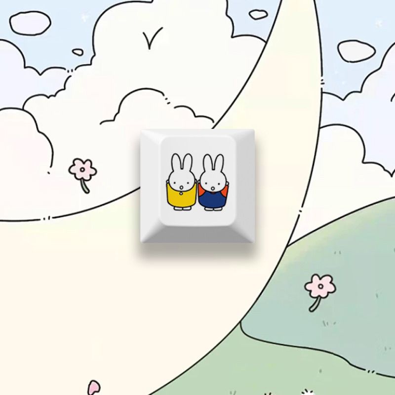 Yeni Miffy tavşan karikatür se - Gaming Keyboard Mechanical incelemesi ve fiyatı