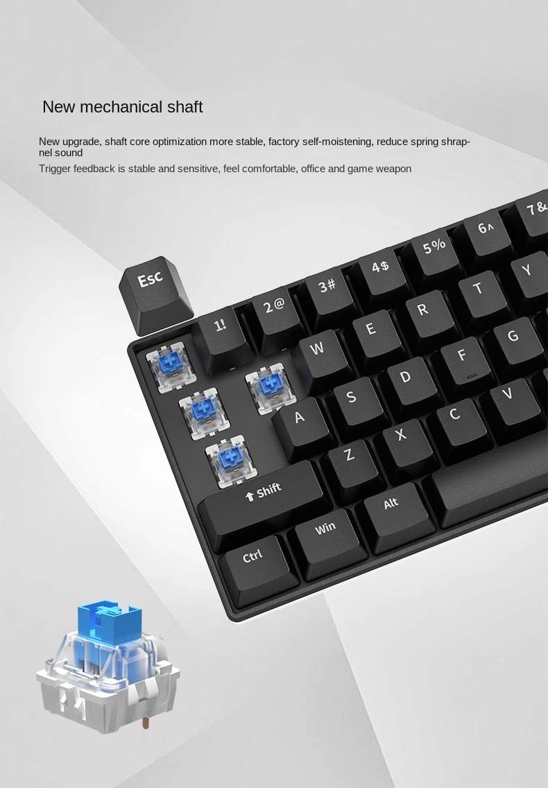 Oyun Klavyesi Beyaz Mekanik Oy - Gaming Keyboard Budget incelemesi ve fiyatı