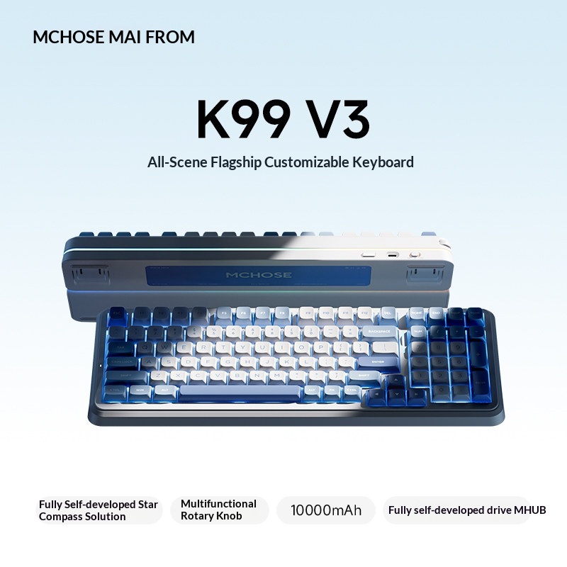 MCHOSE K99 V3 Özelleştirilebil - Gaming Keyboard Mechanical incelemesi ve fiyatı