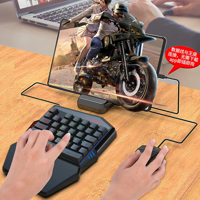 T-WOLF TF900 tek elle klavye t - Gaming Keyboard Mobile incelemesi ve fiyatı