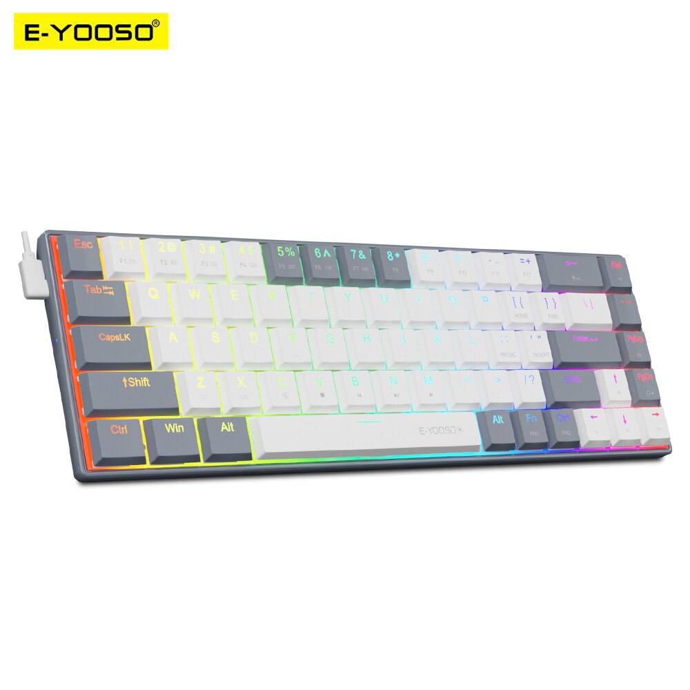 E-YOOSO A68 RGB Mini Ince USB  - Gaming Keyboard Mobile incelemesi ve fiyatı