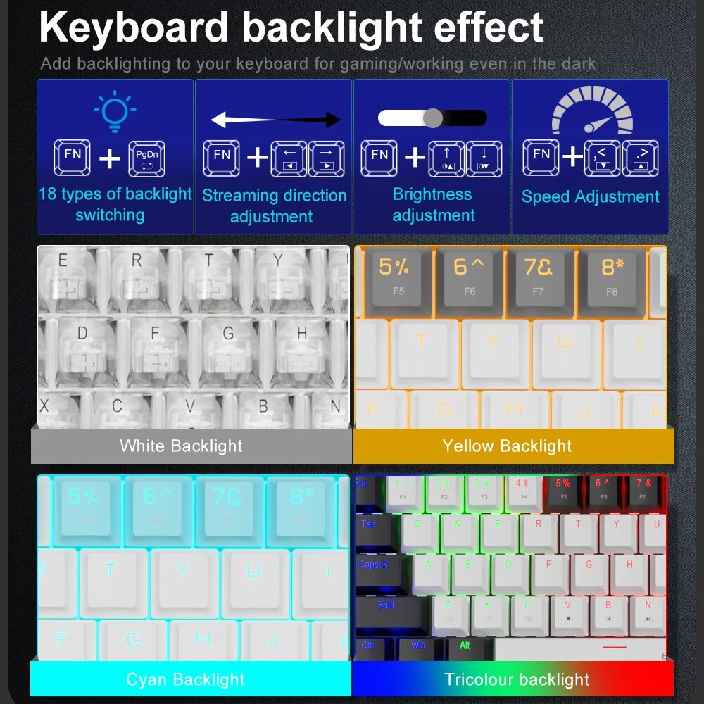 E-YOOSO Z686 USB Mini ince mek - Gaming Keyboard Mobile incelemesi ve fiyatı
