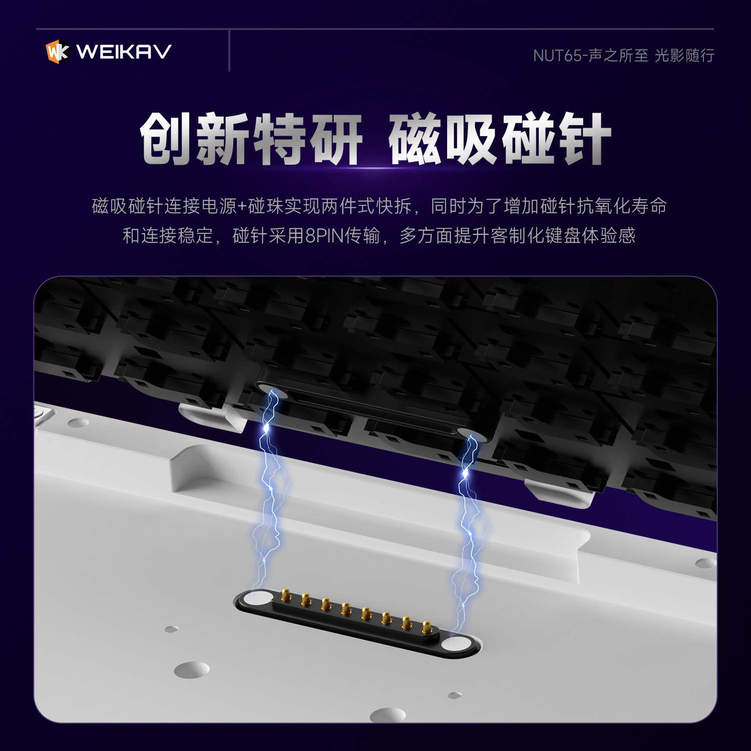 Yeni Weikav Nut65 Alüminyum Me - Gaming Keyboard Mechanical incelemesi ve fiyatı