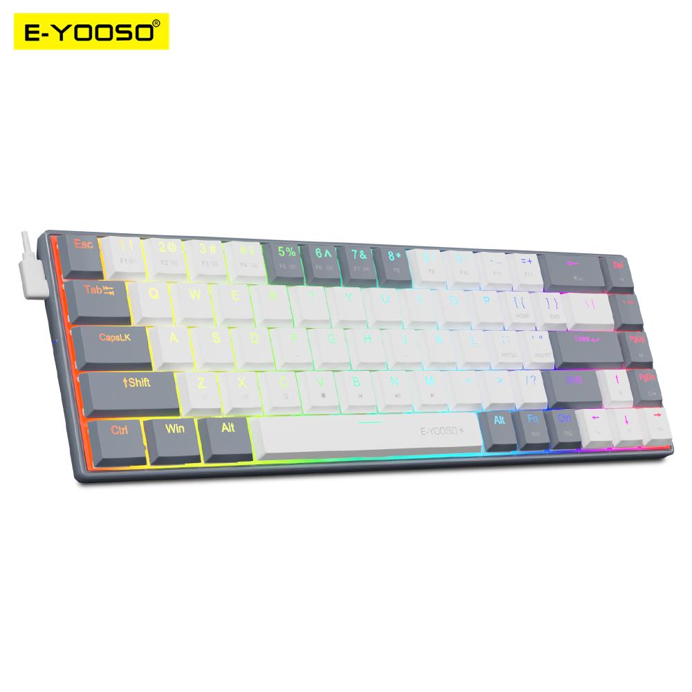 E-YOOSO A68 RGB Mini ince USB  - Gaming Keyboard Budget incelemesi ve fiyatı