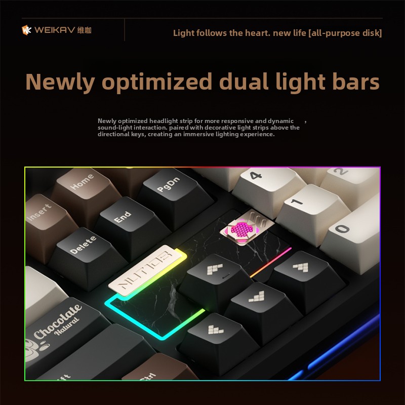 WEIKAV NUT108 Mekanik Klavye A - Gaming Keyboard Ergo incelemesi ve fiyatı