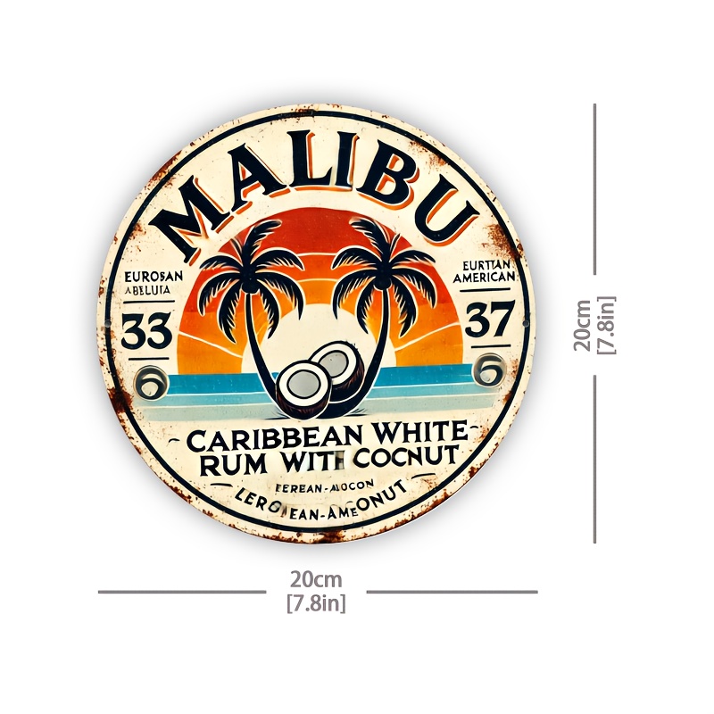 Vintage Malibu Rum Hindistan C - Brass Weight Plate incelemesi ve fiyatı