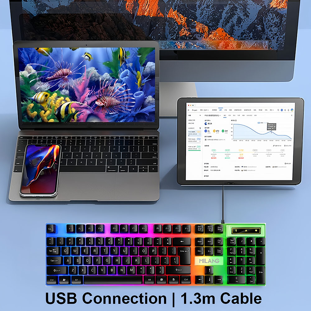 KEBIDUMEI USB Kablolu Klavye R - Gaming Keyboard Budget incelemesi ve fiyatı