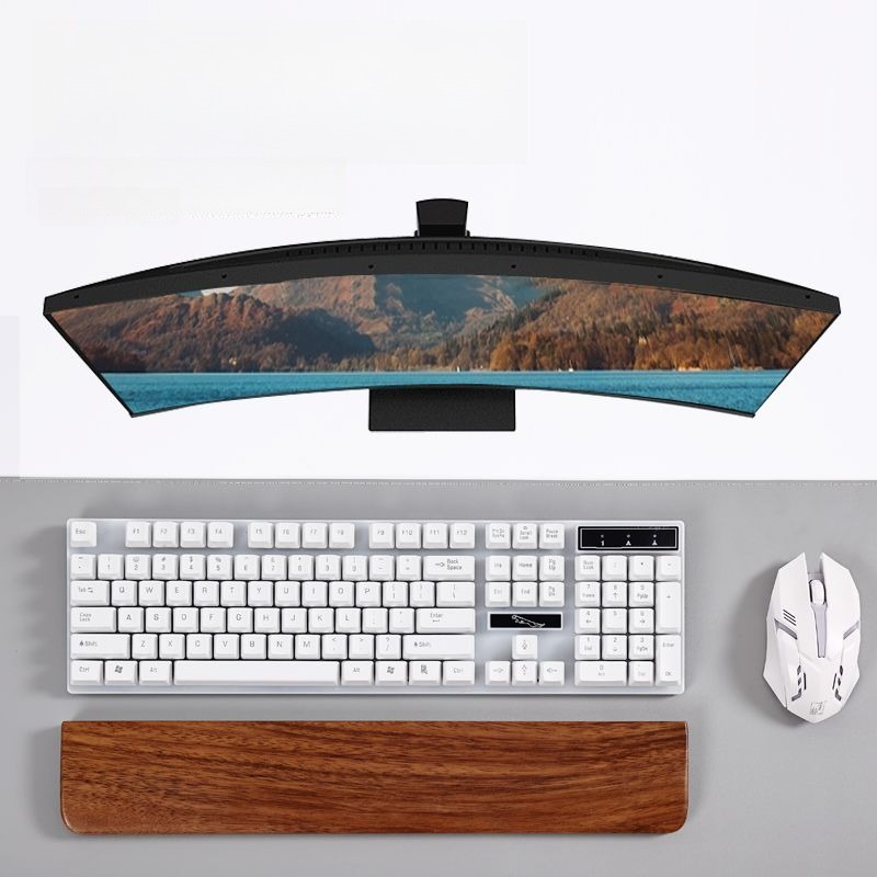 Masif Ahşap Klavye Bilek Deste - Gaming Keyboard Ergo incelemesi ve fiyatı
