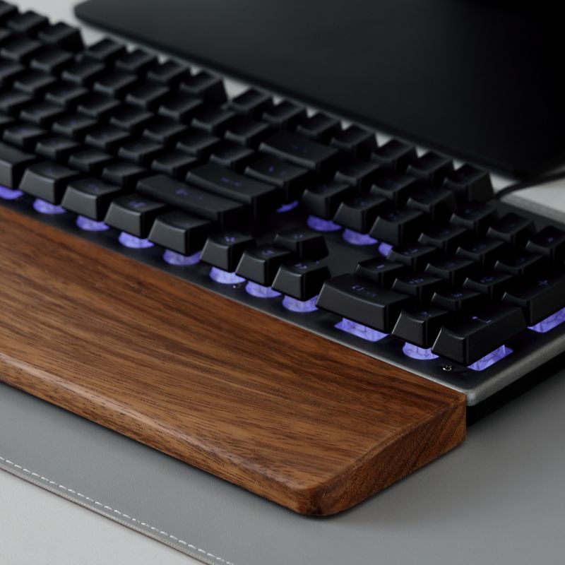 Masif Ahşap Klavye Bilek Deste - Gaming Keyboard Ergo incelemesi ve fiyatı