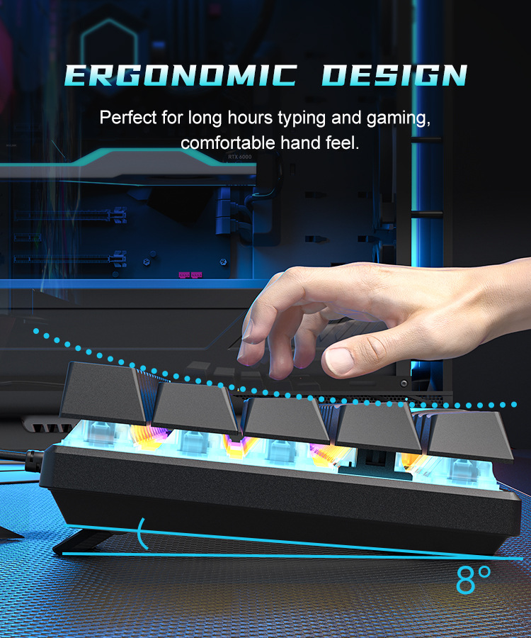 Mekanik Klavye %60 Oyuncu Klav - Gaming Keyboard Budget incelemesi ve fiyatı