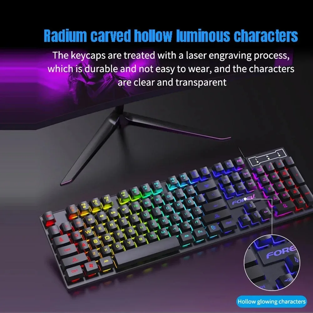 104 Tuşlu Arkadan Aydınlatmalı - Gaming Keyboard Budget incelemesi ve fiyatı