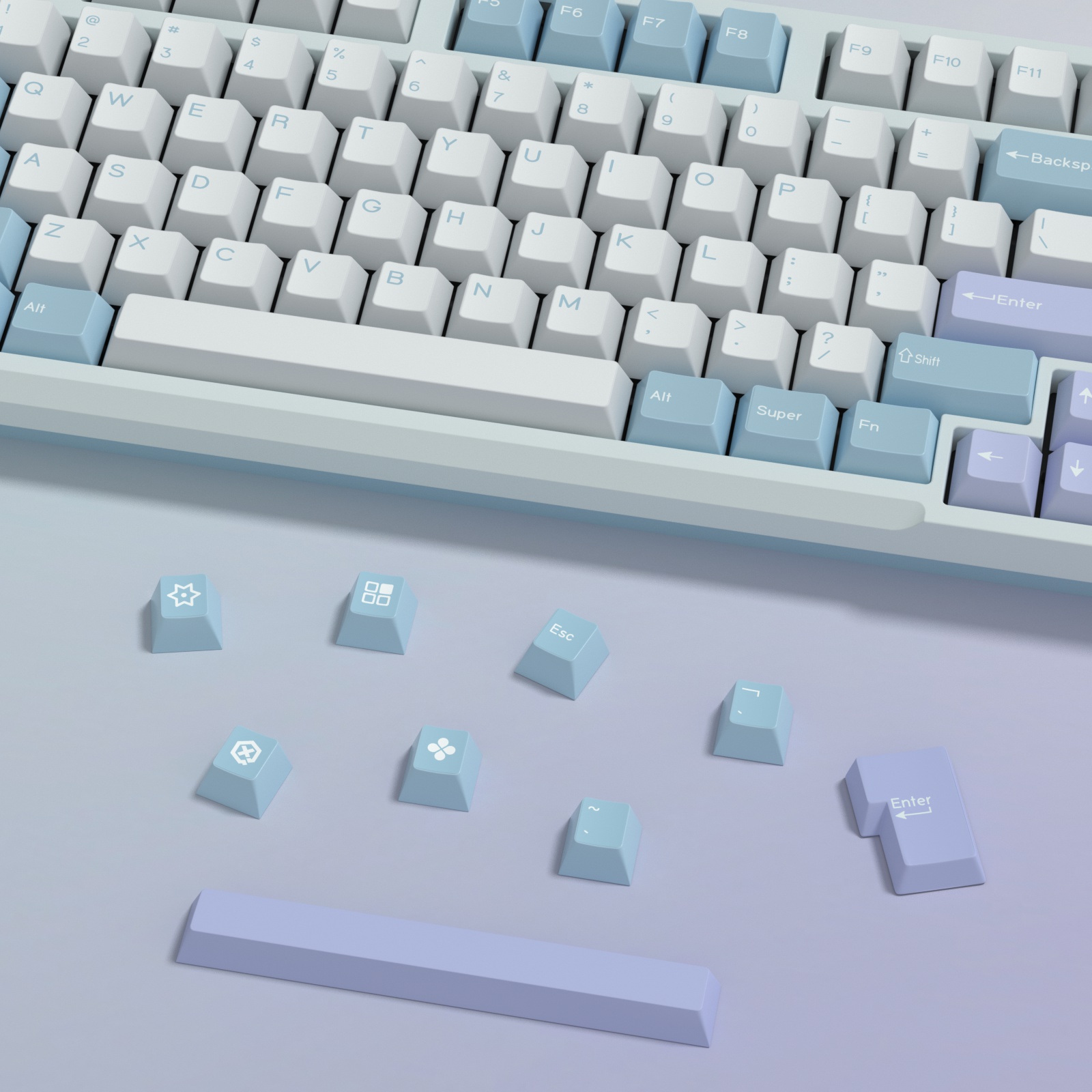 KBDiy GMK Illusion Klavye Tuş  - Gaming Keyboard Extension incelemesi ve fiyatı