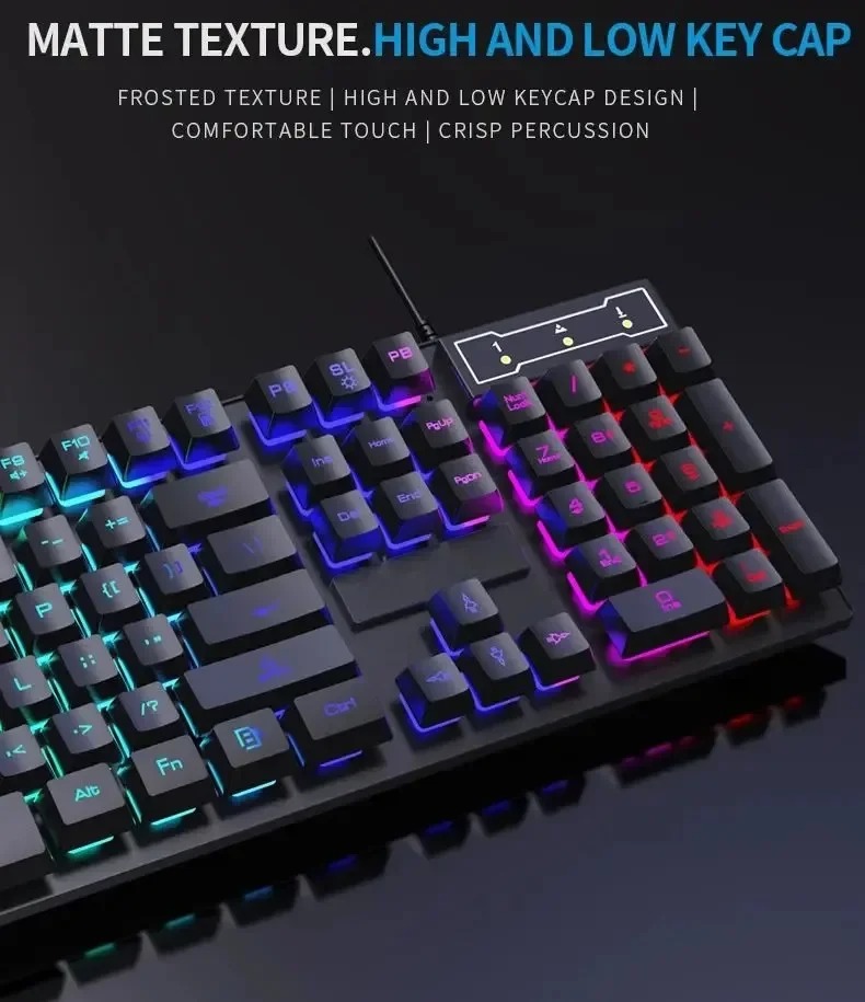 Kebidumei 104 tuşlu arkadan ay - Gaming Keyboard Budget incelemesi ve fiyatı
