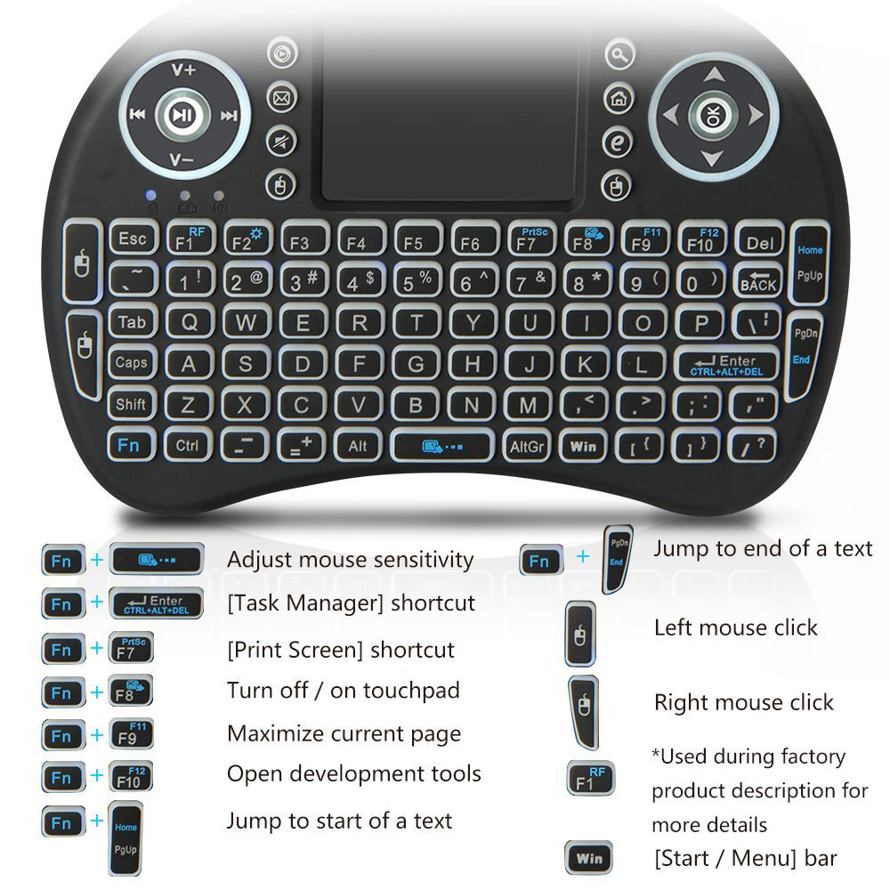 Arkadan aydınlatmalı Mini Kabl - Gaming Keyboard Mobile incelemesi ve fiyatı