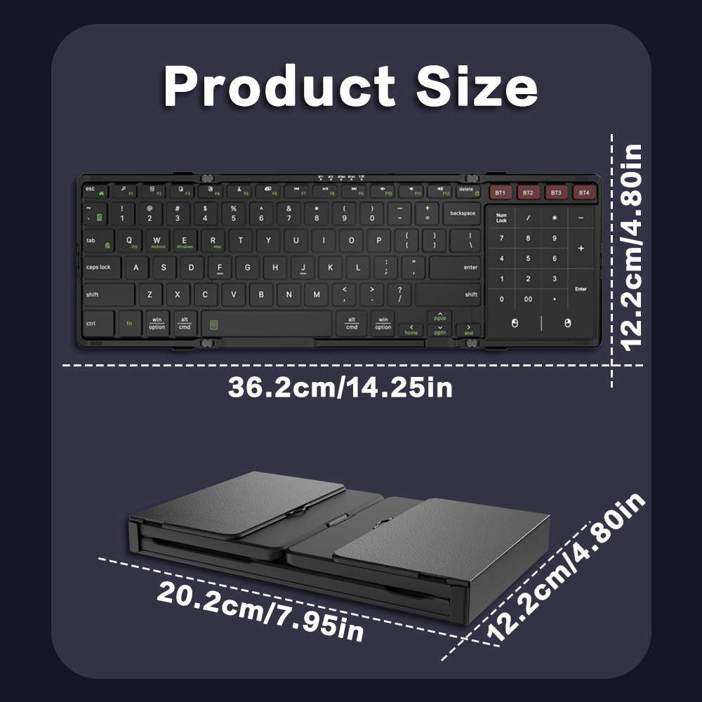 JOMAA Katlanabilir Bluetooth K - Gaming Keyboard Budget incelemesi ve fiyatı