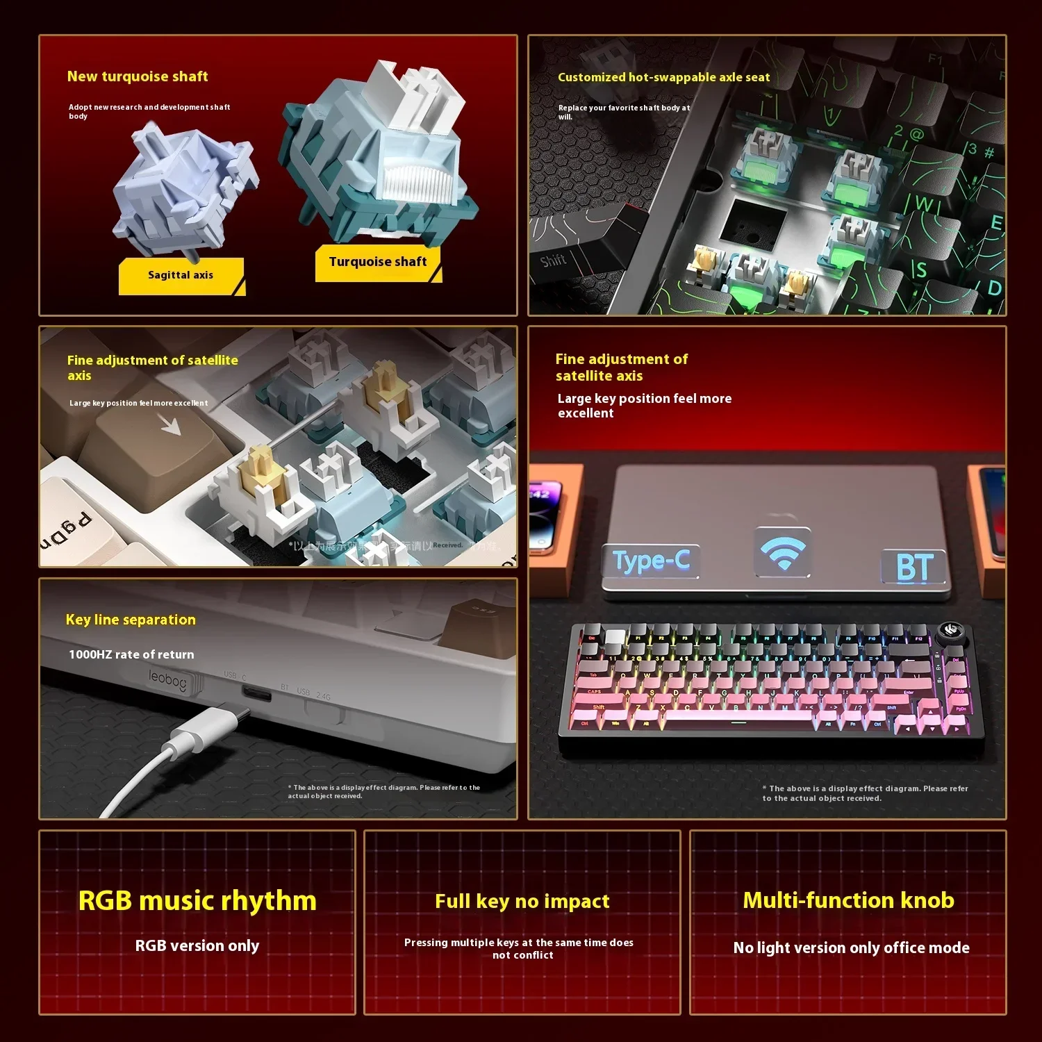 Leobog Hi75C Hi75 Hi75C Pro Al - Gaming Keyboard Extension incelemesi ve fiyatı