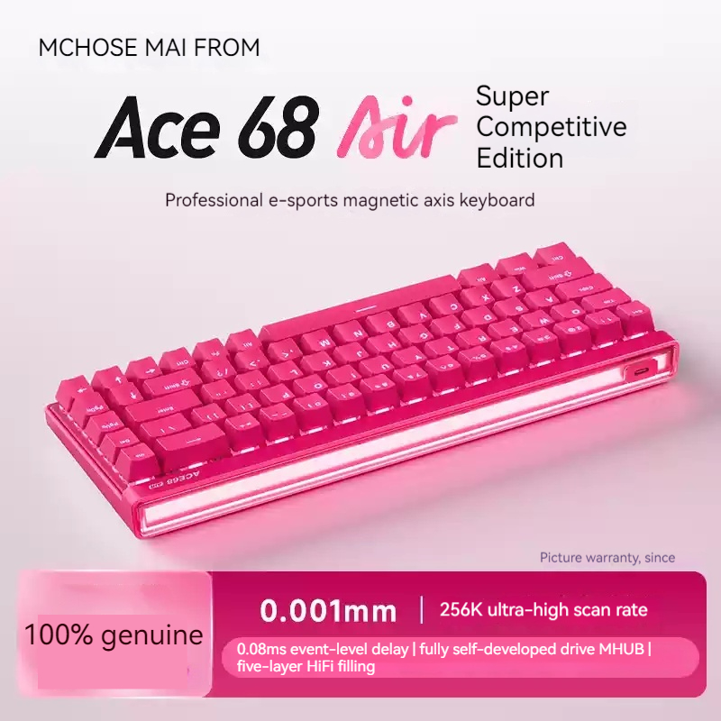 Mchose Ace68 Air Manyetik Ekse - Gaming Keyboard Esports incelemesi ve fiyatı