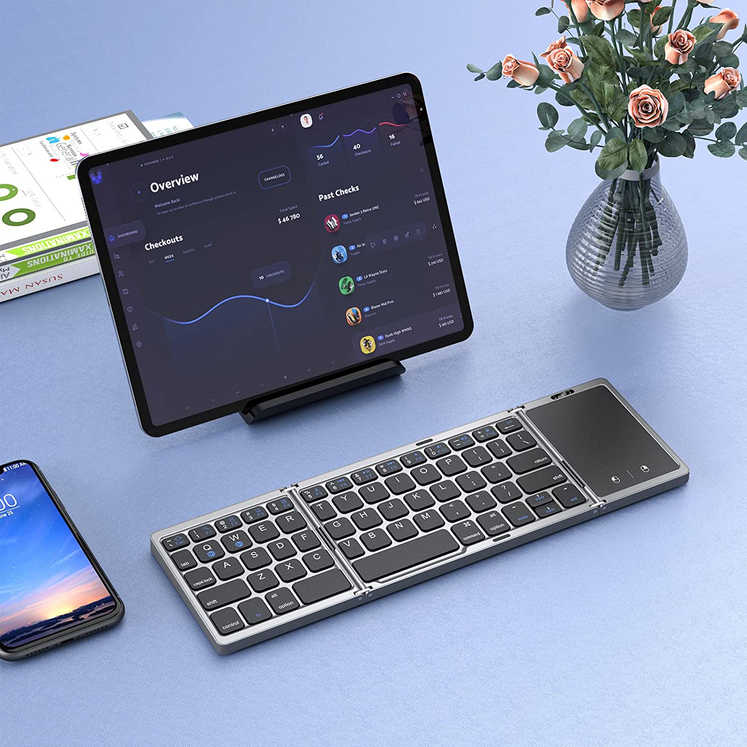 Seenda Katlanabilir Kablosuz B - Gaming Keyboard Budget incelemesi ve fiyatı