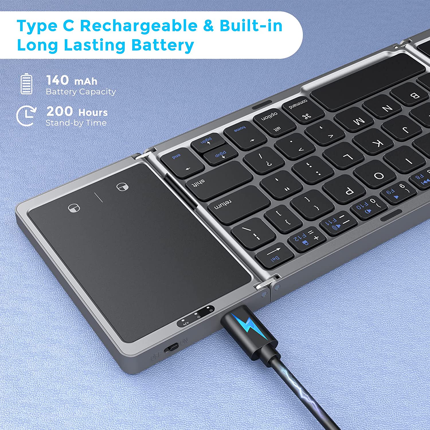 Seenda Katlanabilir Kablosuz B - Gaming Keyboard Budget incelemesi ve fiyatı